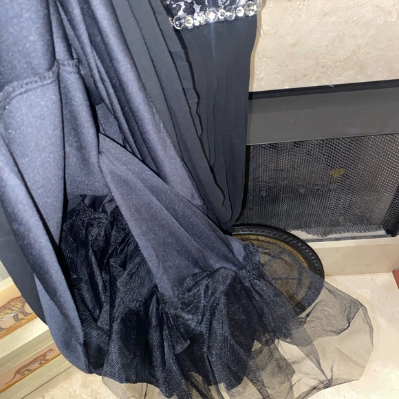 Speechless NWT Girls Lace Sleeveless Chiffon Pleated A-line Dress/Embellishments - Picture 9 of 14